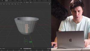 Чашка в Blender за 90 секунд! | Быстрые уроки блендер | Blender 3.0