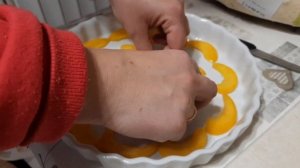 Сметанный десерт с фруктами (белое желе)Вкуснятина!!!