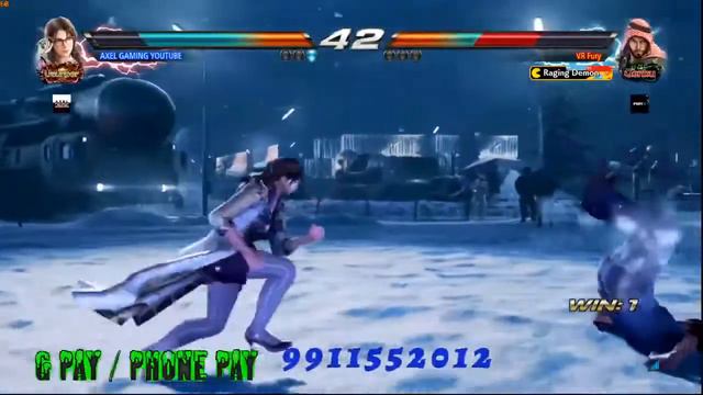 TEKKEN 7 Axel vs VR Fury смотреть онлайн