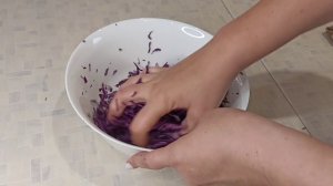 Салат из краснокочанной капусты