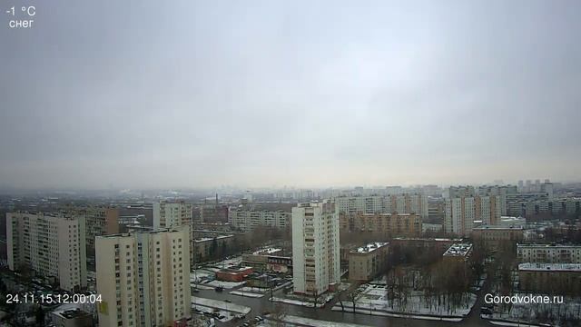 Панорама Москвы Таймплапс 151124 смотреть онлайн