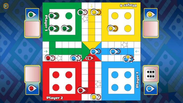 Ludo game in 4 players || Ludo games || Ludo King Game || Ludo gameplay || Ludo Game On || #Ep.445