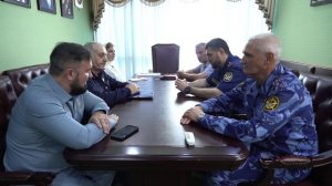 Представитель ФСИН России провел встречу с Уполномоченным по правам человека в Чеченской Республике