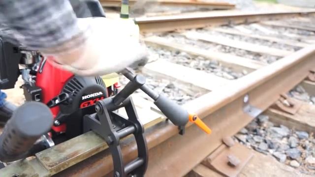 Железнодорожная техника. Станок для сверления рельсов MSR-1H, рельсосверлильный станок смотреть онлайн