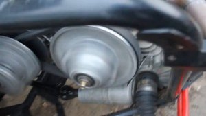 Polaris RZR Работа вариатора без кожуха