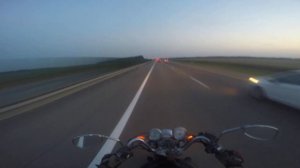 На мото Выезд на чоппере Yamaha Virago 1100 на мотоцикле