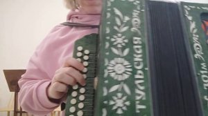 Урок на гармони для начинающих, номер 1,   соединяем двумя руками, упражнение.