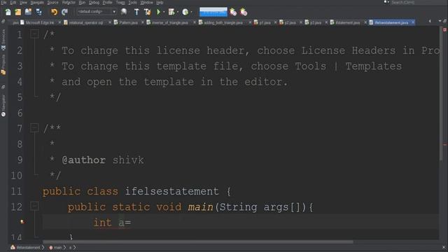 if else statement ( in hindi) || Conditional statement - 02 || Java смотреть онлайн