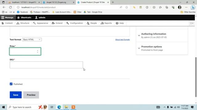 Drupal 10 Create New Content Type and Integrate with Views