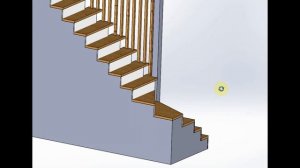 Облицовка металлического каркаса лестницы