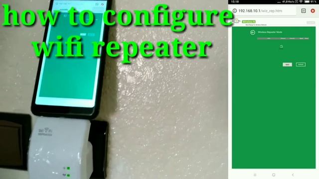 Wireless-n WiFi Repeater / WiFi Extender - WiFi Repeater router Setup and reset / 192.168.10.1