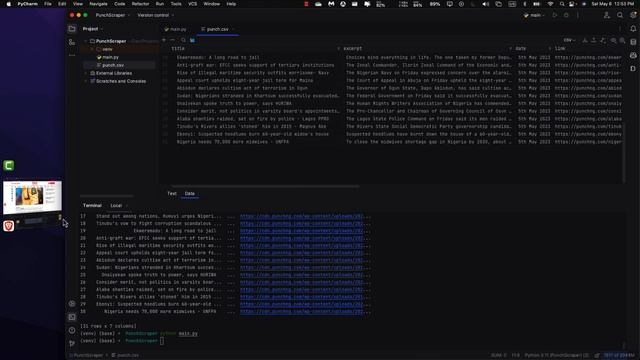 Python Webscraping for beginners