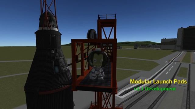 v2.1 Dev Demo: Mercury-Atlas Crew Elevator "Kerbship 7" Launch смотреть онлайн