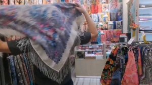 110х110, шерсть. Павловопосадские платки в Минске. Светлана