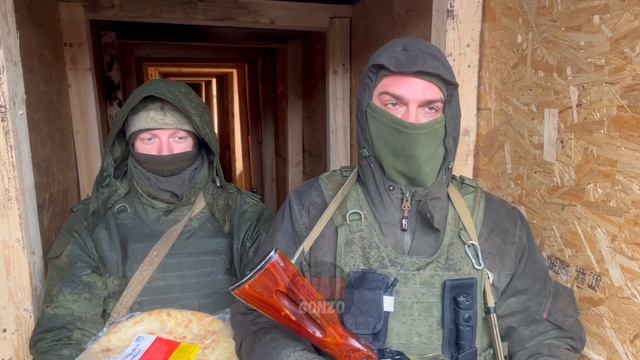 ⚡️Видео⚡️Фронтовая доставка рождественских осетинских пирогов⚡️