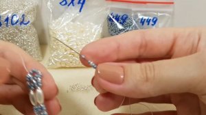 Колье из бисера "Искушение" Мастер класс от Натали Амаполы. Бисероплетение.