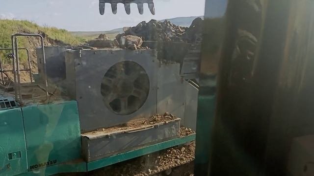работа на экскаваторе