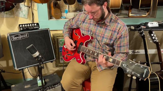 1970s Epiphone (Matsumoku) EA-250 hollowbody electric guitar смотреть онлайн