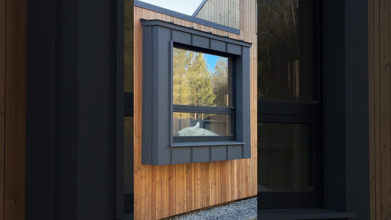 Как вам окно? Дом реализован по префаб-технологии на нашем производстве BY HOME modular-house.by