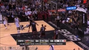 Manu Ginobili's 2014 NBA Finals Highlights vs. Miami Heat