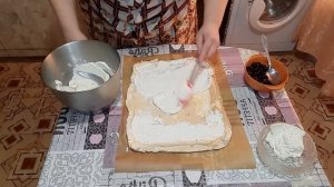 КРЕМ для Рулетов и Тортов без Сливок ?? Простой рецепт КРЕМА и МЕРЕНГОВЫЙ РУЛЕТ??