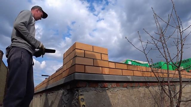 Кладка УГЛА с ВЫСТУПАЮЩЕЙ ПИЛЯСТРОЙ!