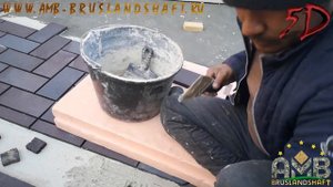 Технология укладки тротуарной клинкерной брусчатки