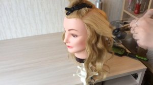 Волны на утюжок. Объемная укладка