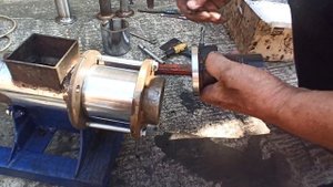 Пресс для угольной пыли . Новинка в моем цехе !