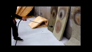 Испытания различных видов утеплителей на горючесть и несгораемость.