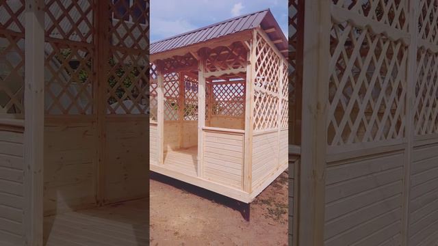 Беседка из дерева 3х3 Нижний Тагил смотреть онлайн