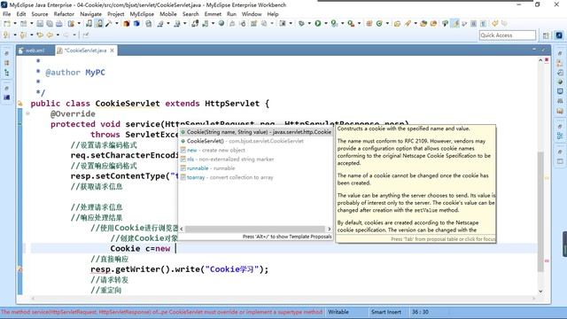 07 servlet学习 Cookie介绍&使用创建和设置有效期 смотреть онлайн