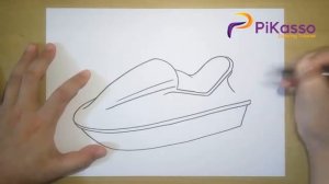 Jet Ski Easy Drawing Tutorial