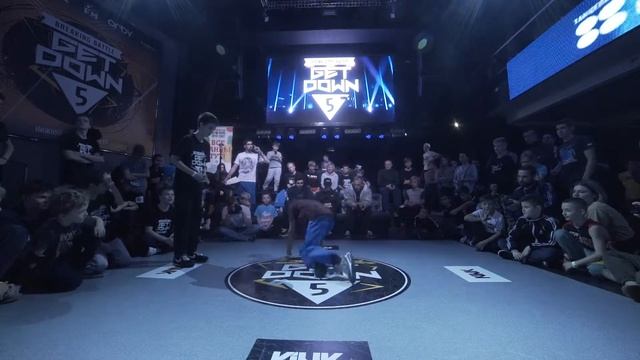 Big Den vs Шип | 1/4 Kids Battle | Get Down 5 смотреть онлайн