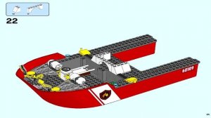 LEGO City 60109 Fire Boat 2016 (Instruction Booklet)