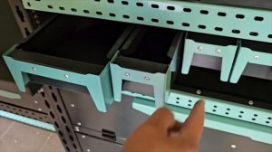 Гаражная мебель, ASMR обзор на готовую модульную систему EvoGarage.