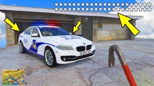 GTA 5 МОДЫ: 45 ЗВЁЗД РОЗЫСКА !! УГНАЛ ПОЛИЦЕЙСКУЮ BMW У ГЛУПЫХ КОПОВ...