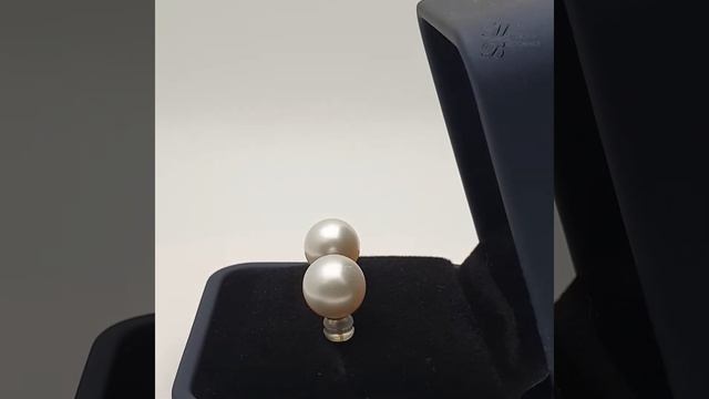 Золотые серьги с морским жемчугом «Сидней» 750 проба смотреть онлайн