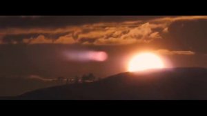 Футаж закат солнца красивый