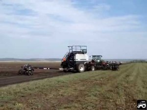 Трактор John Deere 8430 и посевной комплекс Flexi Coil