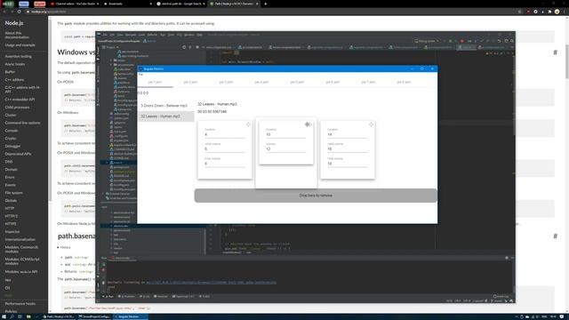 Angular Electron - Drop to remove смотреть онлайн