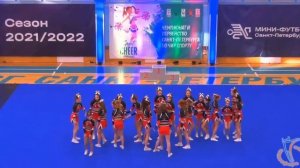 Cheerleading.Чирлидинг. Чир спорт. Фест СЗ чирлидинг группа Экстра джуниор.