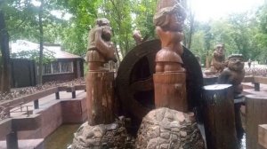 Брянск, фонтан в парке Горького.