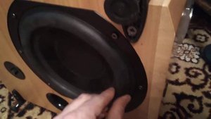 Масштабный отрыв подвеса на сабе sven HA-1410T