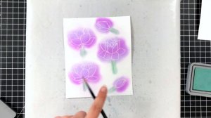 Lovely Lotus Emboss Resist with Neat & Tangled