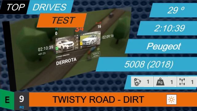 TOP DRIVES TEST of all RQ9 cars (PL9) on TWISTY ROAD (DIRT-SUN) - TopDrives ALL CARS TIMES Hutch смотреть онлайн