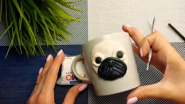 Как слепить мопса из полимерной глины?Dog of polymer clay tutorial.Видео лепка мопса своими руками. смотреть онлайн