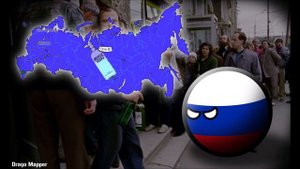 История Российской Федерации на карте (1991-2023)