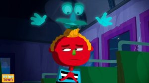 Spooky Scary Skeleton Songs For Kids | Five Jack-O'-Lanterns Song | TeeheeTown