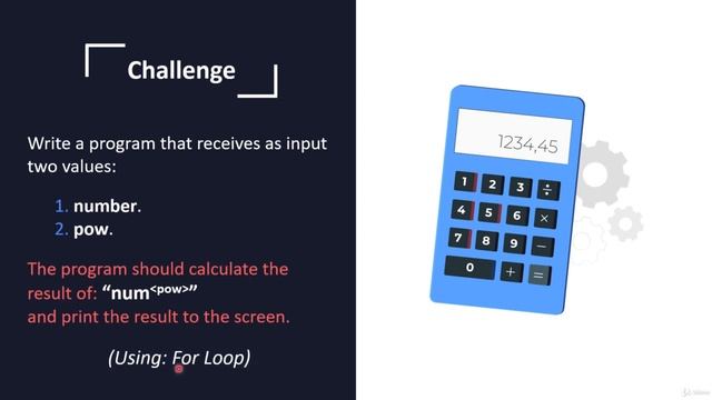 C Programming Example: Adding POW using For Loops | C Programming Tutorial - 10: The pow() Function